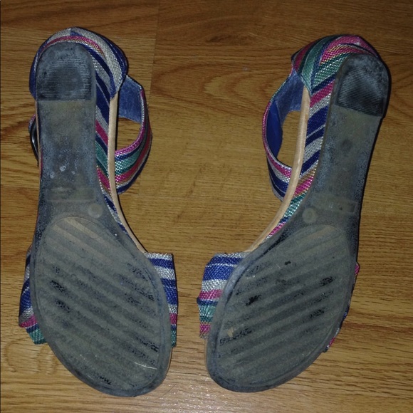 Rampage multicolor casual sandals size 6 - Picture 3 of 4